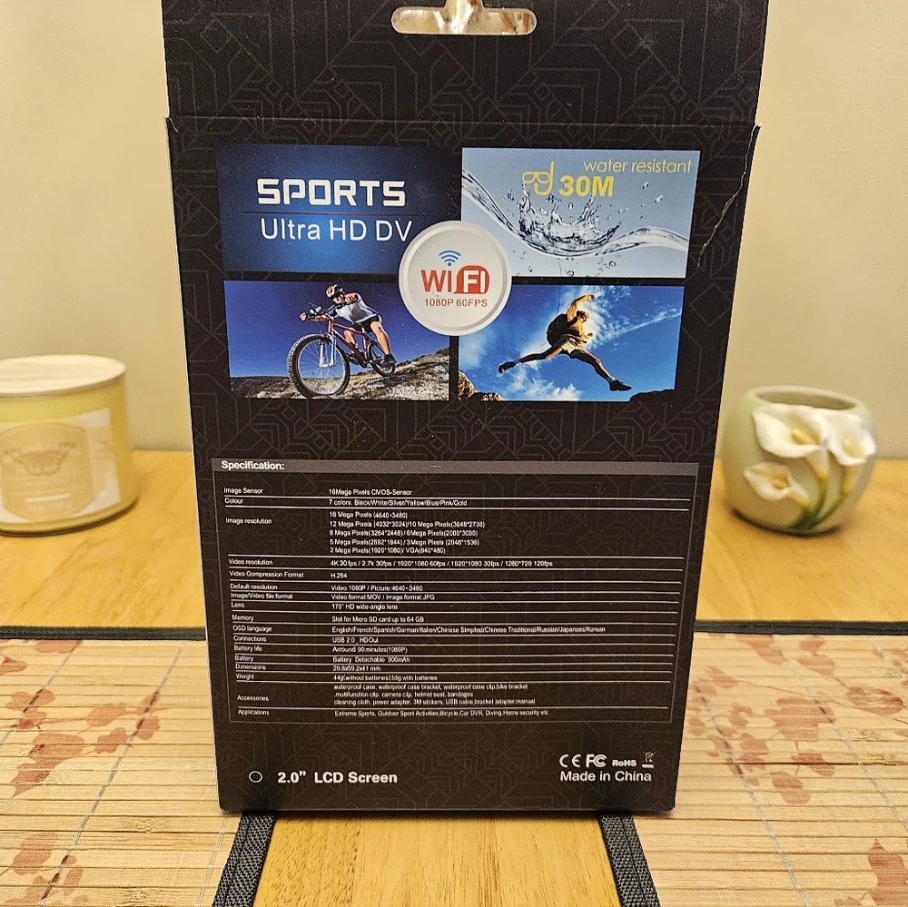 Black Sports Camera
